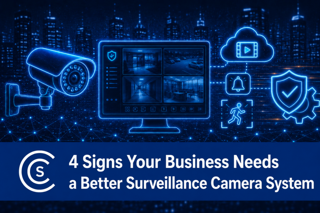 Security Camera Systems Text 4 Signs Your Business Needs a Better Surveillance Camera System ...